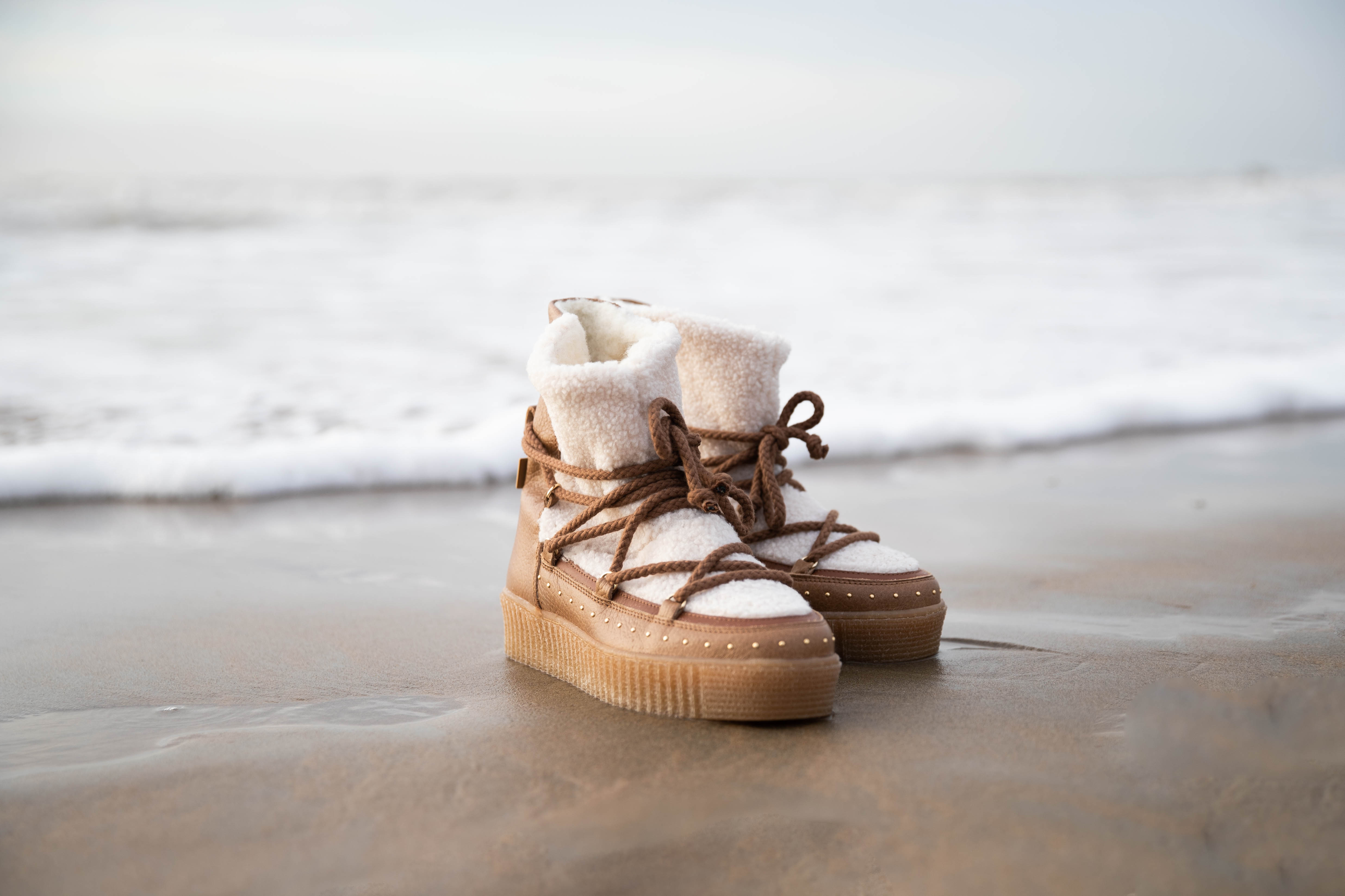 Manfield witte laarsjes outlet